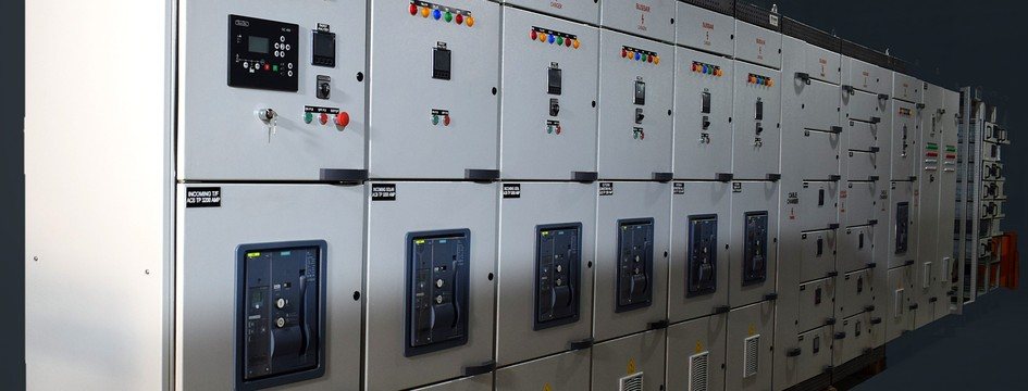 Lineman main low tension power board with transformer, solar and generator incomer air circuit breakers