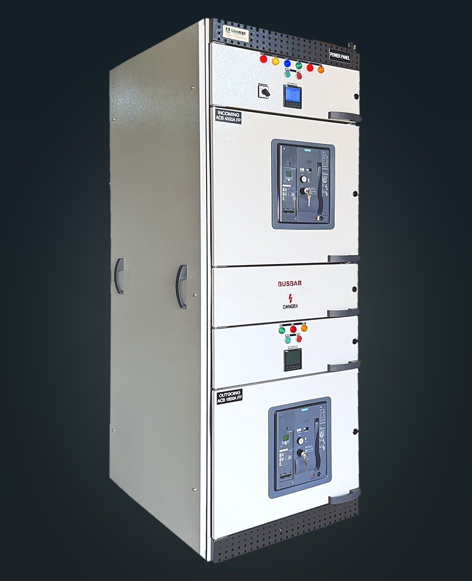 MODU CORE low voltage power panel with 4000A incoming and 1600A outgoing air circuit breakers