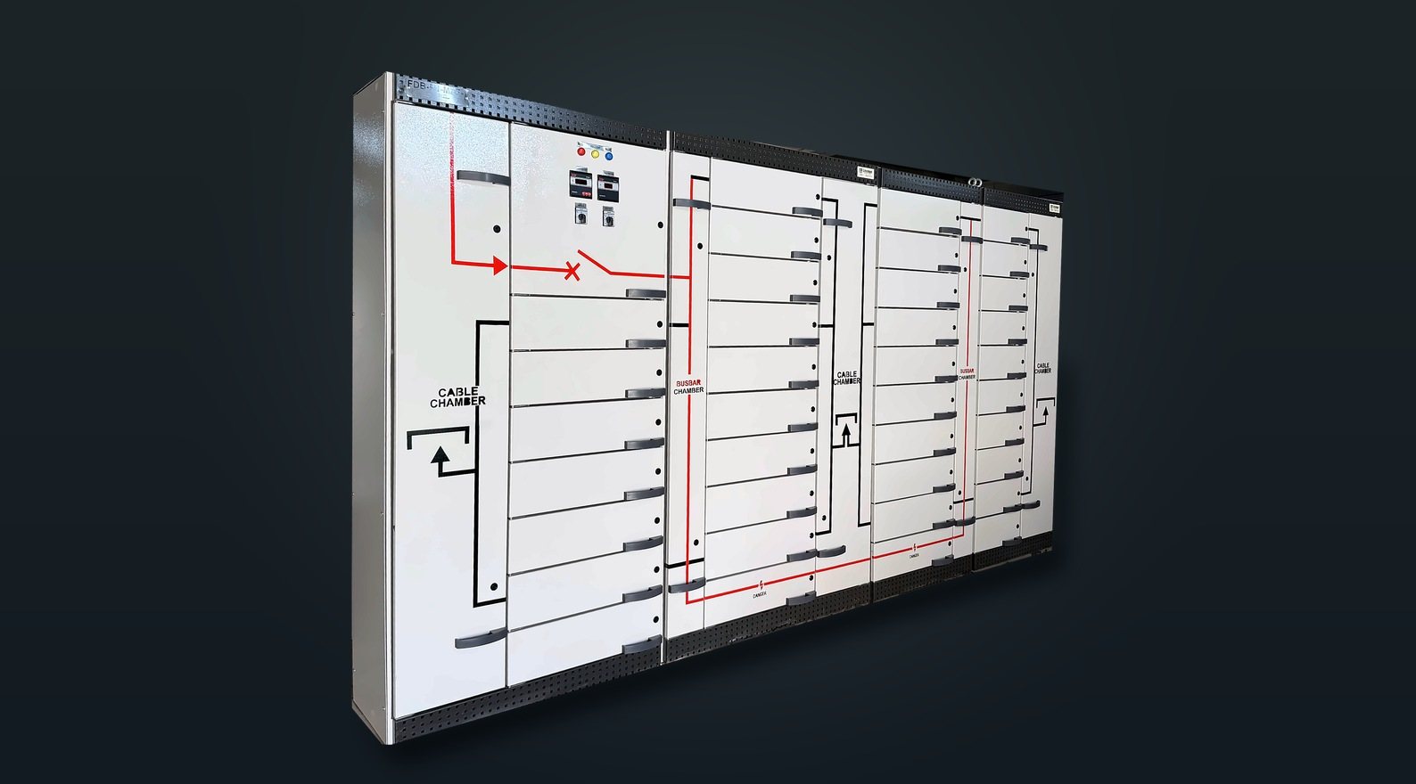 MODU SET distribution board line-up